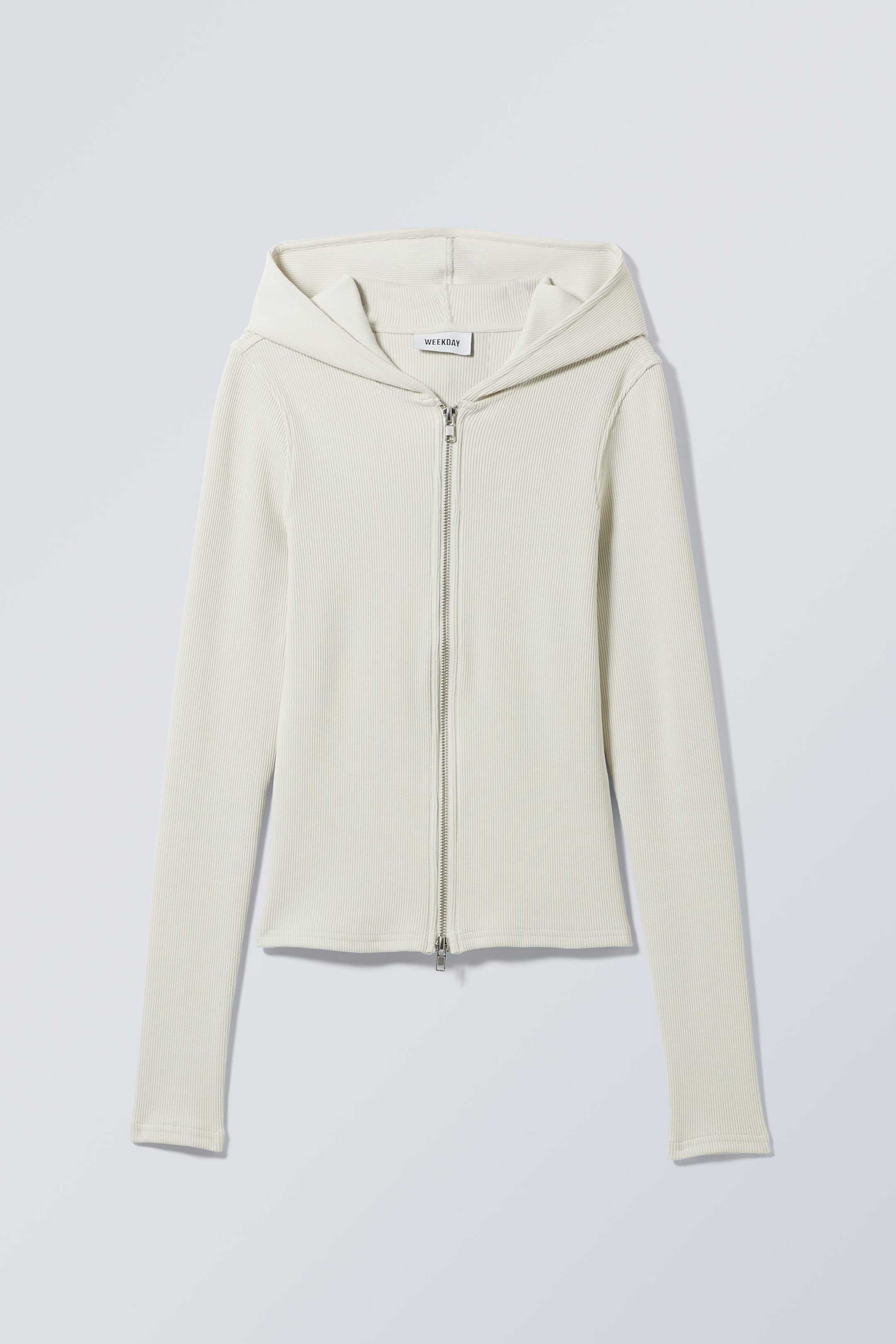 Off-white - Cut Tight Zip Hoodie - 0