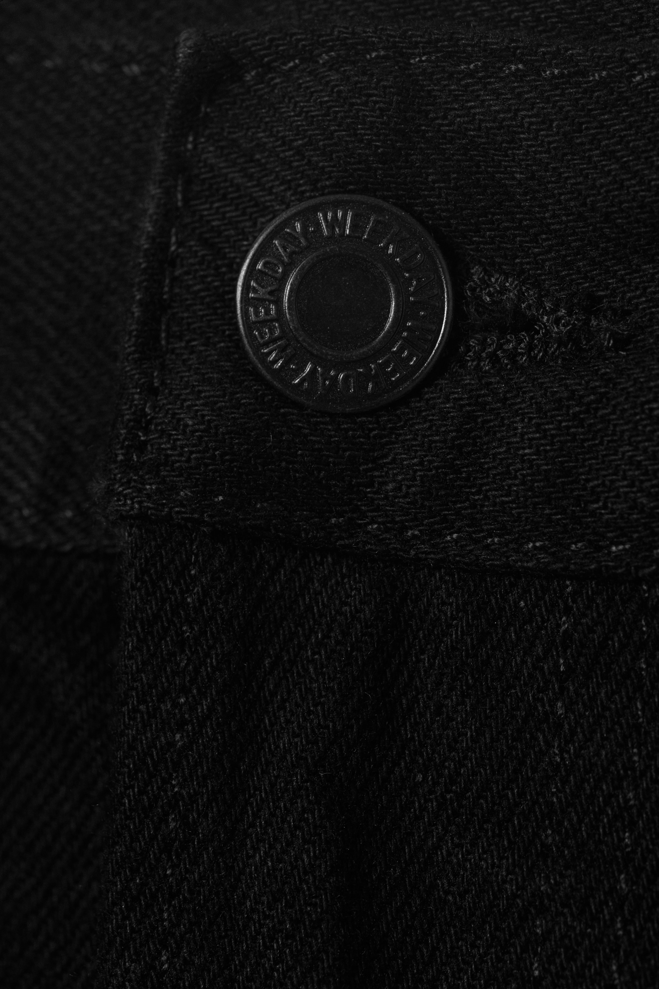 View larger image: Orbit Mid Rise Regular Straight Leg Jeans - Black Rinse - Black - Ladies | H&M GB 12