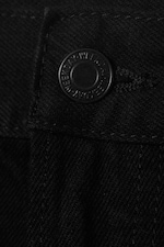 Black Rinse - Schwarz - Orbit Mid Waist Regular Straight Leg Jeans - 12