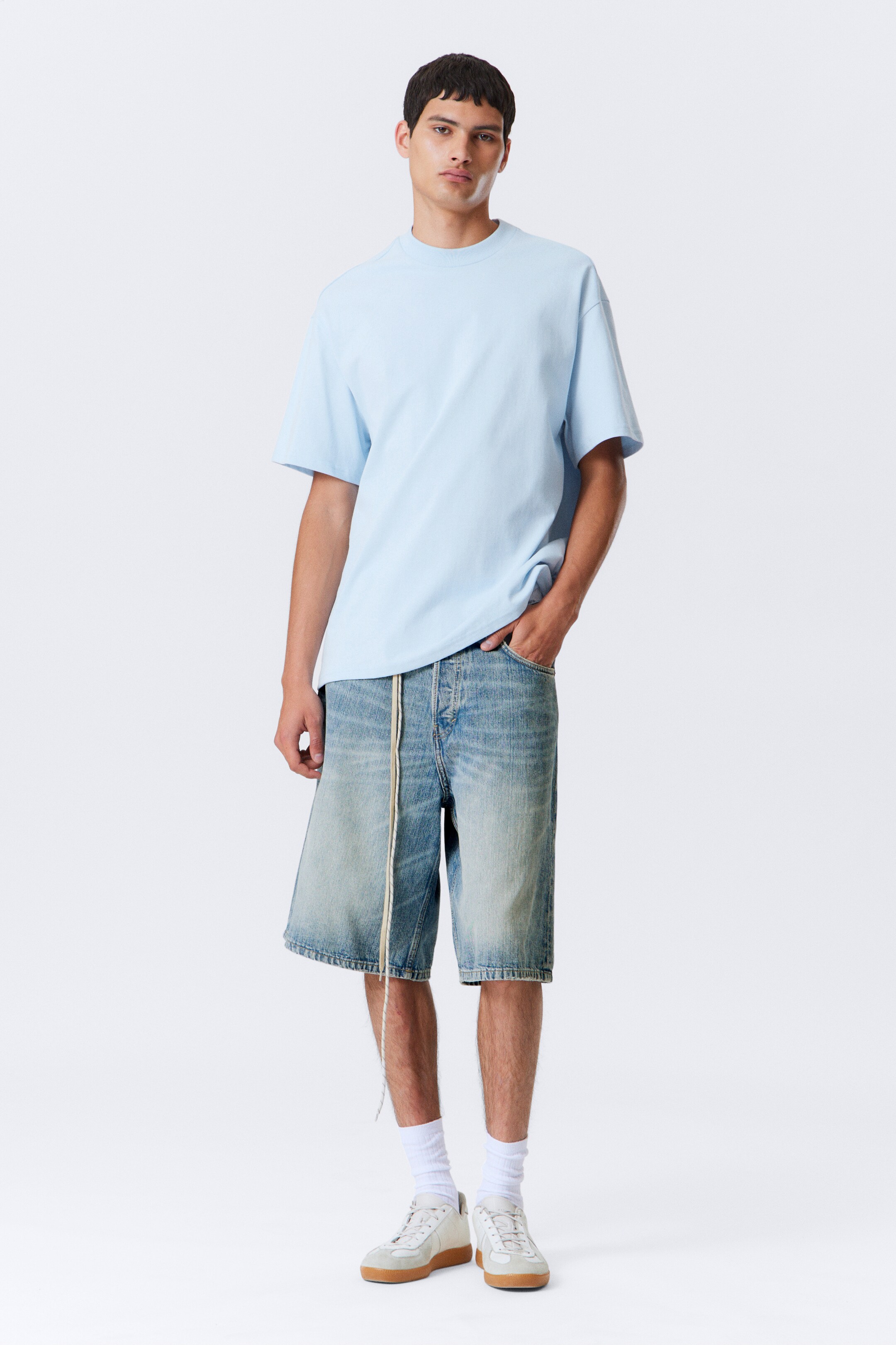Zobraziť väčší obrázok: Great Heavyweight T-shirt - Light Blue - MUŽI | H&M SK 2