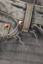 Canyon Grey - Mittelgrau - Ample Low Waist Loose Wide Leg Jeans - 6