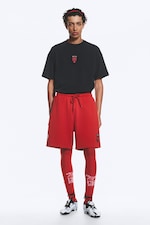 Bright Red - TOFFS Relaxed Jersey Football Shorts - 2