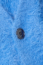 Blau - Flauschige Strickjacke in normaler Passform Jesper - 1