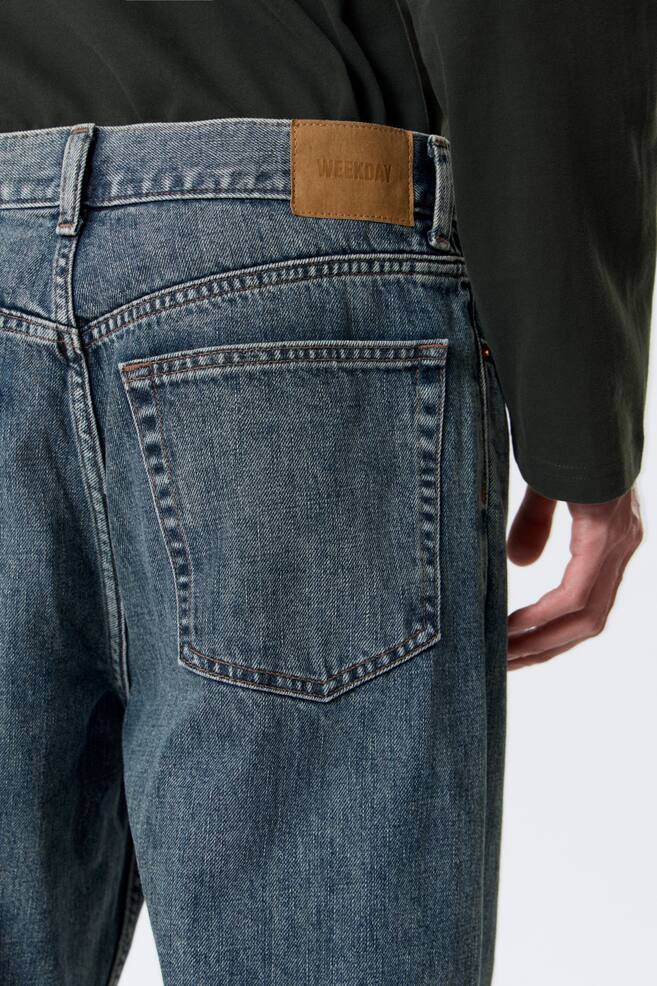 Galaxy Mid Rise Loose Straight Unisex Jeans - Second Blue - Blue/Blue Rinse - Dark Blue/Kimberley Blue - Light Blue/Tuned Black - Black/90s Blue - Medium Blue - 4