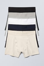 Greige Accent Mix - 5-pack Boxer Briefs - 0