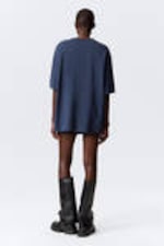 Dark Blue - Oversized T-shirt - 2