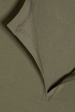 Dusty Khaki Green - Schmales, ärmelloses Top mit V-Ausschnitt - 5