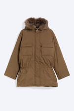 Brown - Fur-Trimmed Cotton Canvas Parka - 5
