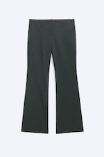 Dark Grey - Low waist Bootcut suiting trousers - 0