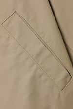 Beige - Veste décontractée en coton à col cheminée - 6
