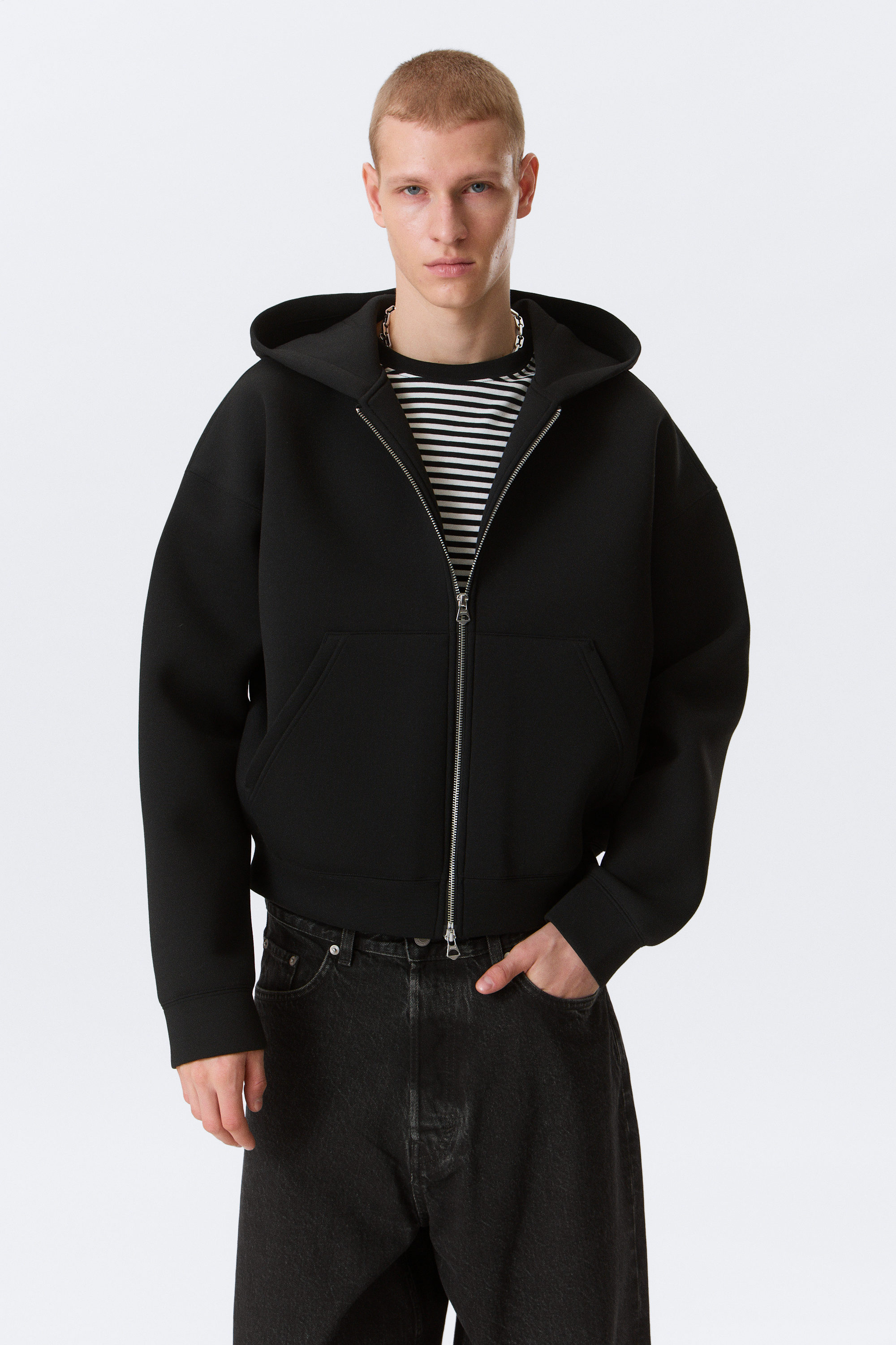 Black - Simon Scuba Zip Hoodie - 2