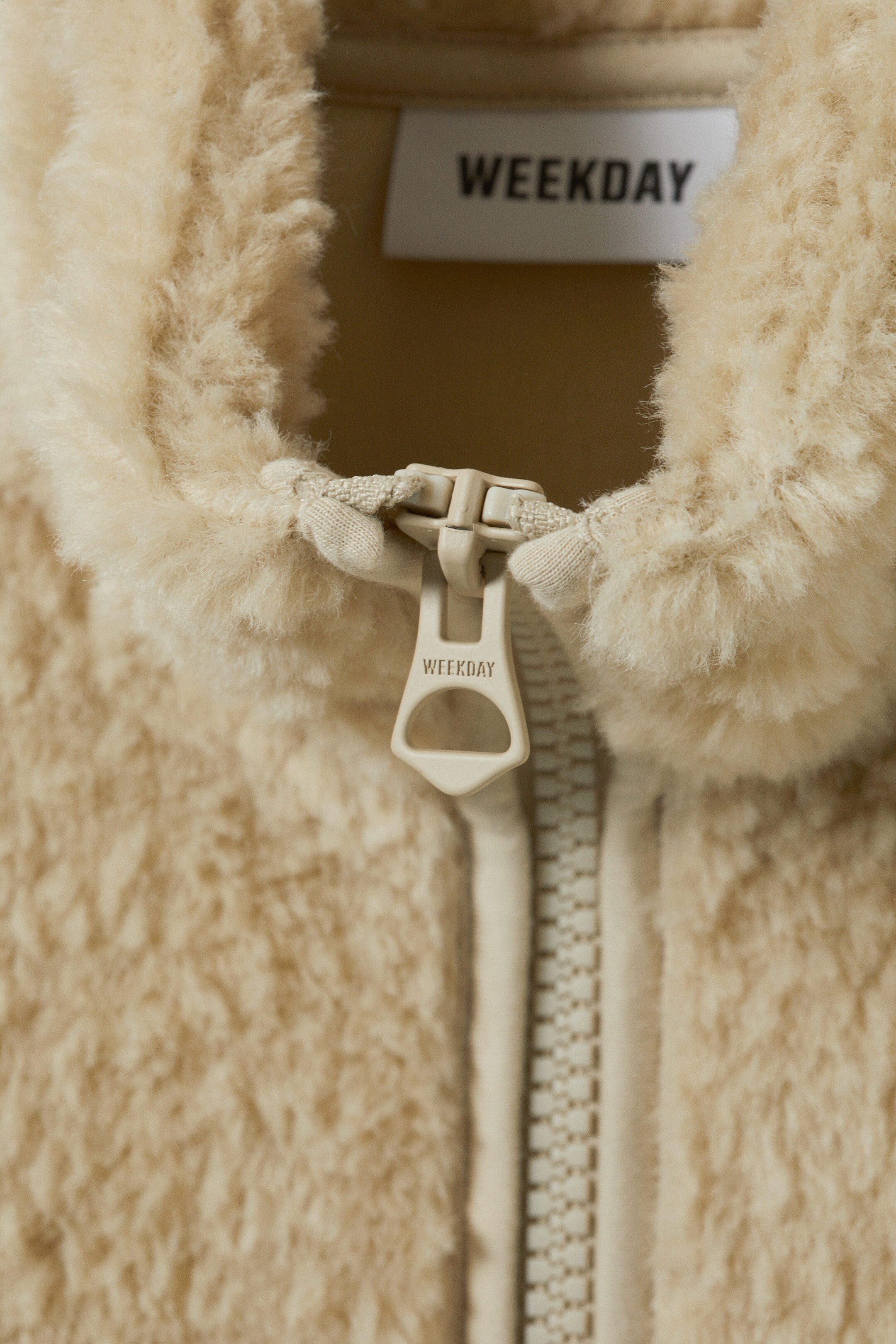 Beige - Fleece-Jacke mit Reißverschluss Paulo - 1
