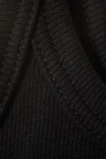 Svart - Tettsittende ribbet singlet - 1