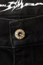 Washed Black - CM x LB Dunno Washed Black Unisex Carpenter Jorts - 9
