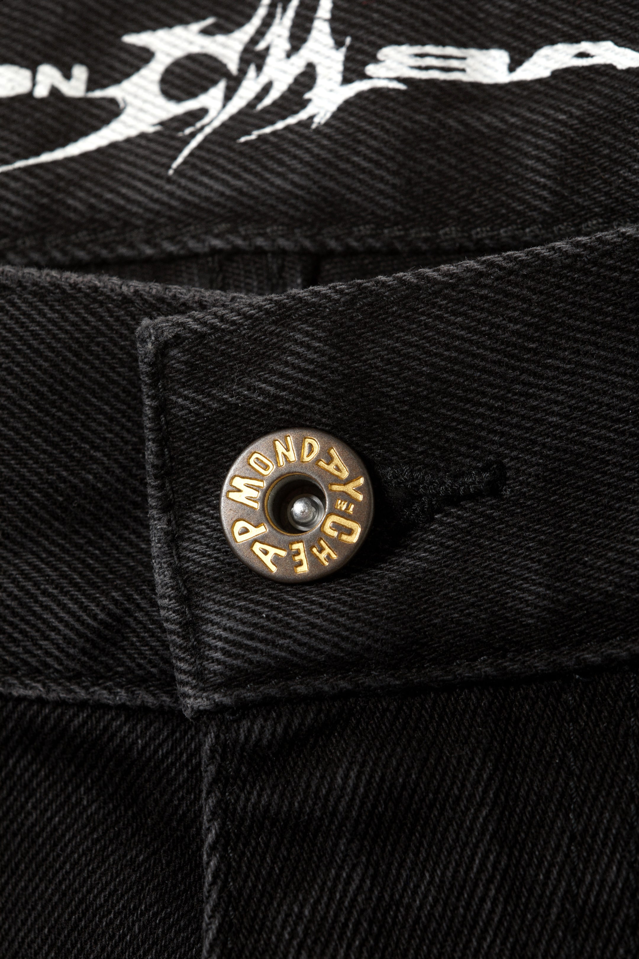 Tvättad Svart - CM x LB Dunno Washed Black Unisex Carpenter Jorts - 1