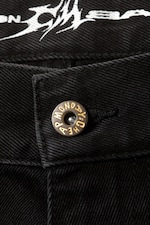 Tvättad Svart - CM x LB Dunno Washed Black Unisex Carpenter Jorts - 1