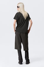 Off-black - Lady Gaga Short-Sleeved T-Shirt - 3
