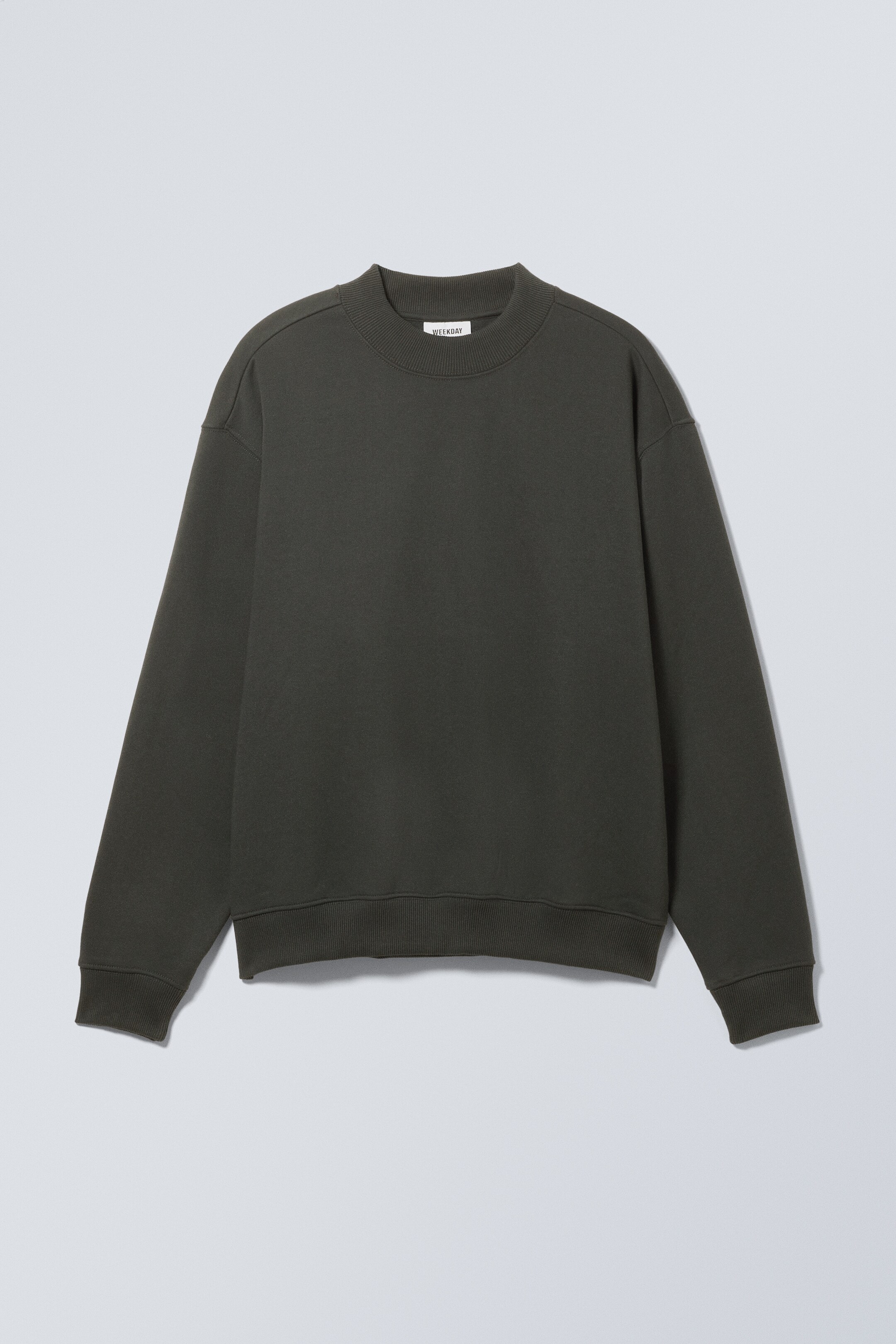 Ingrandisci l'immagine: Relaxed Heavyweight Sweatshirt - Off-black - UOMO | H&M CH 1