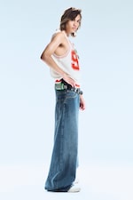 Tide Blue - Bleu foncé - Jean large ample taille standard Rad Super - 1