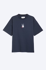 Dark Blue - TOFFS Loose Boxy Football T-Shirt - 4