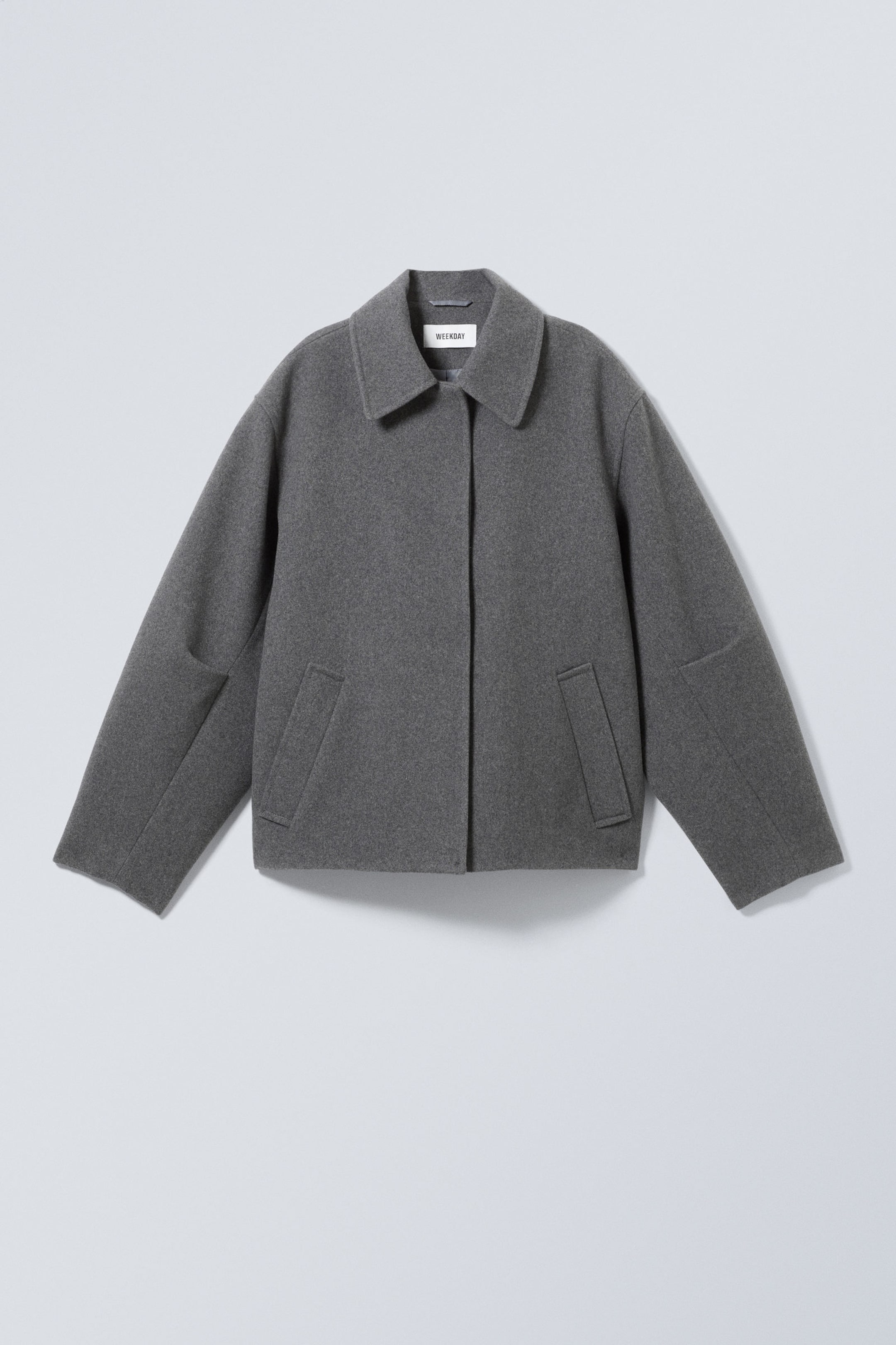 Dark Grey - Tana Wool Blend Jacket - 0