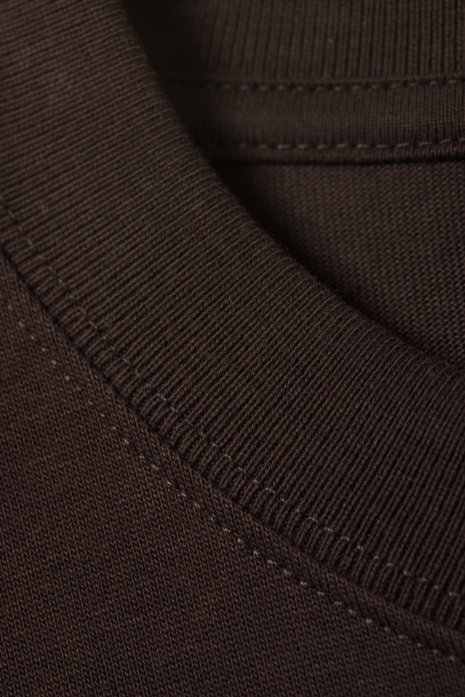 Great Boxy Long Sleeve T-shirt - Dark Brown/Light Grey Melange/Black/White/Modrá s přechodem/Burgundy - 4