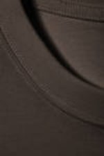 Donkerbruin - Geweldig boxy T-shirt met lange mouwen - 4