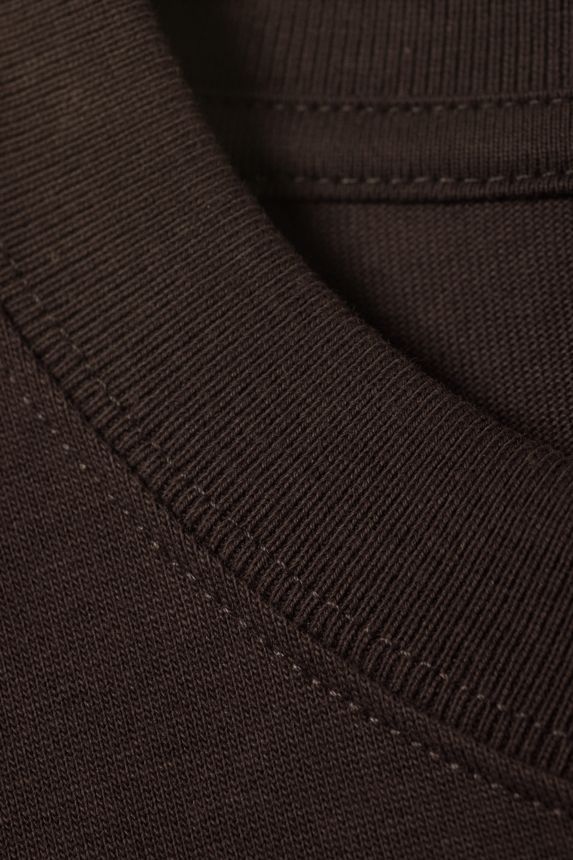 Dark Brown - Great Boxy Long Sleeve T-shirt - 1