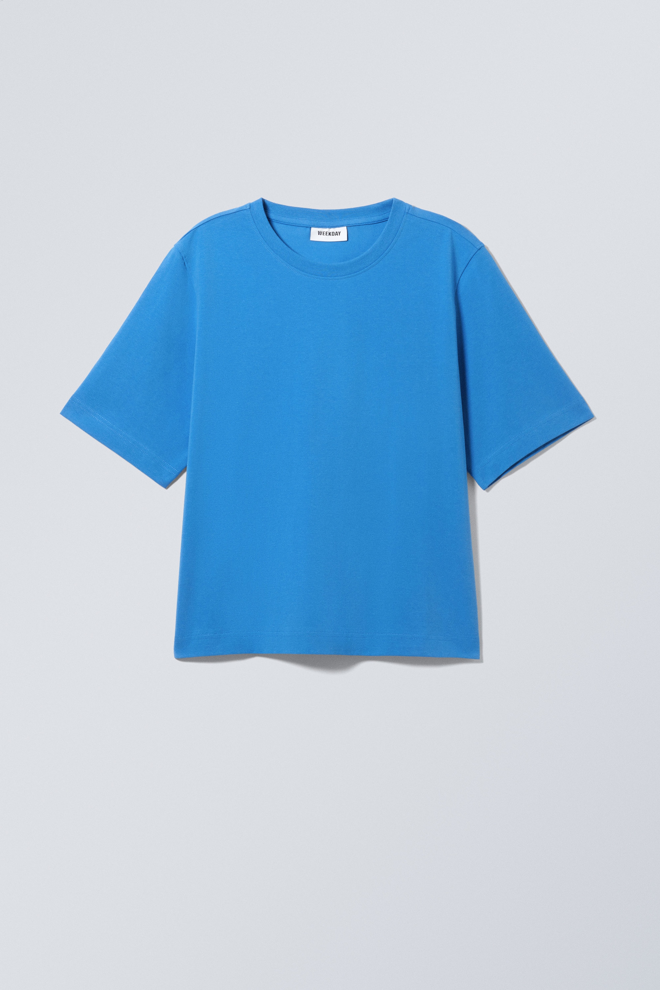 Bleu vif - T-shirt carré Perfect - 0