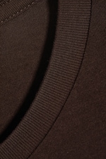 Braun - Mini-T-Shirt in regulärer Passform - 4