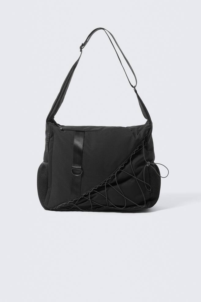 Bolso bandolera utilitario - Negro/Dark Grey - 1