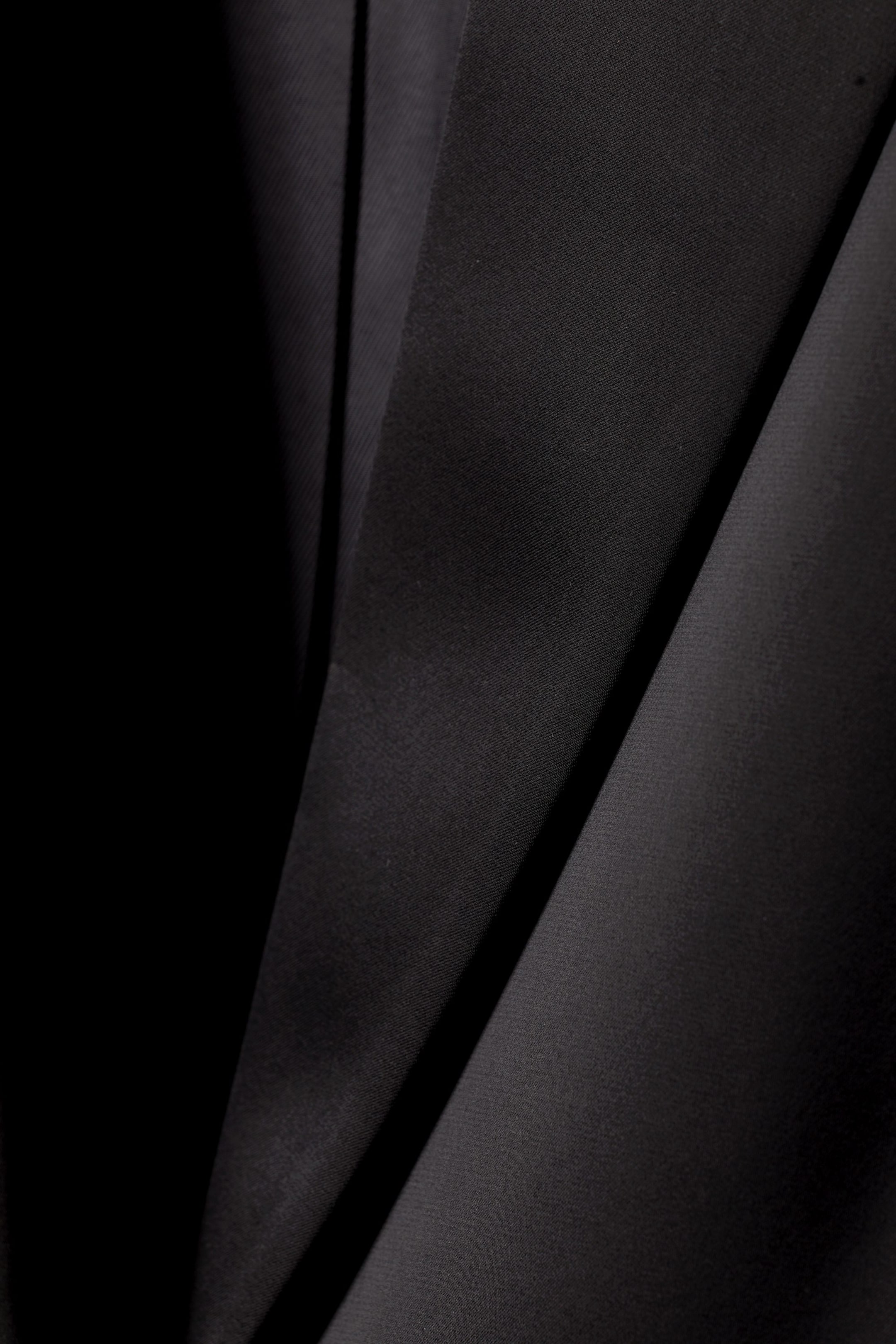 Zwart - Satijnen blazer Luna - 1