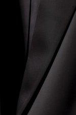 Zwart - Satijnen blazer Luna - 1