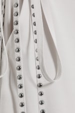 Off-white - Mid Rise Loose Studded Skirt Trousers - 5