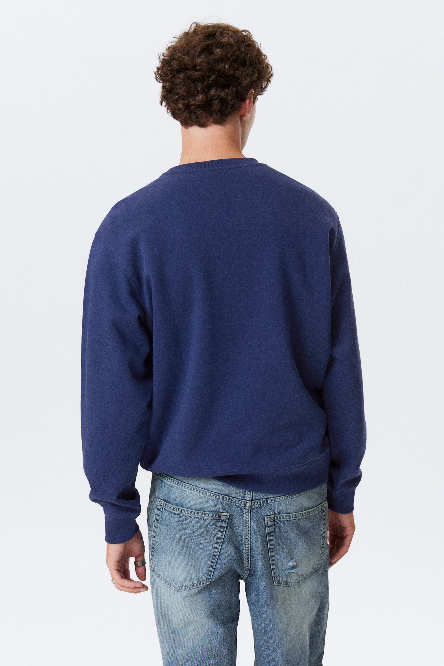 Classic Sweatshirt - Donkerblauw/Zwart/Marineblauw/Bordeauxrood/Grijs gemêleerd - 5