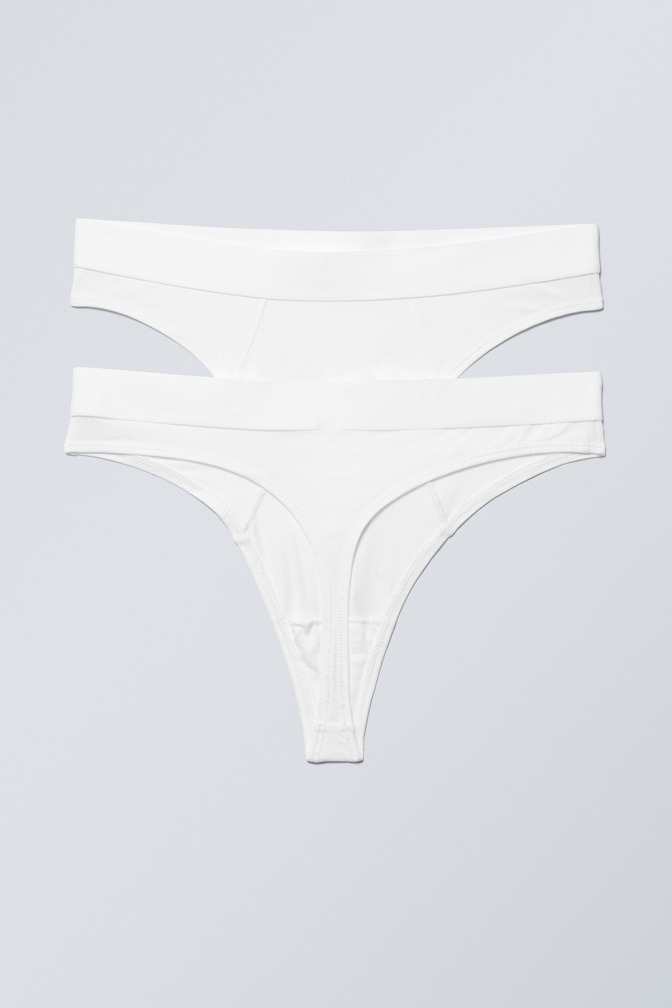 Weiß - Baumwolltanga Ru, 2er-Pack - 2
