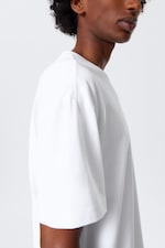 White - Oversized Heavyweight T-shirt - 1