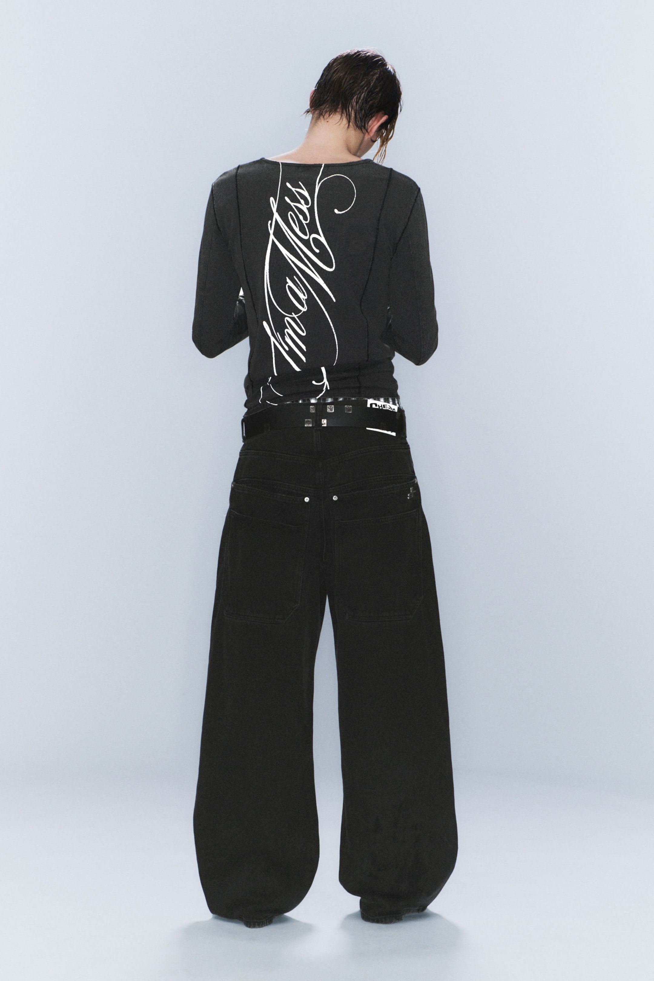 Washed Black - CM x LB Looser Washed Black Unisex Jeans - 6