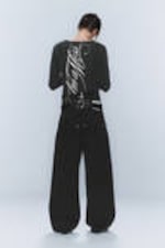 Washed Black - CM x LB Looser Washed Black Unisex Jeans - 6