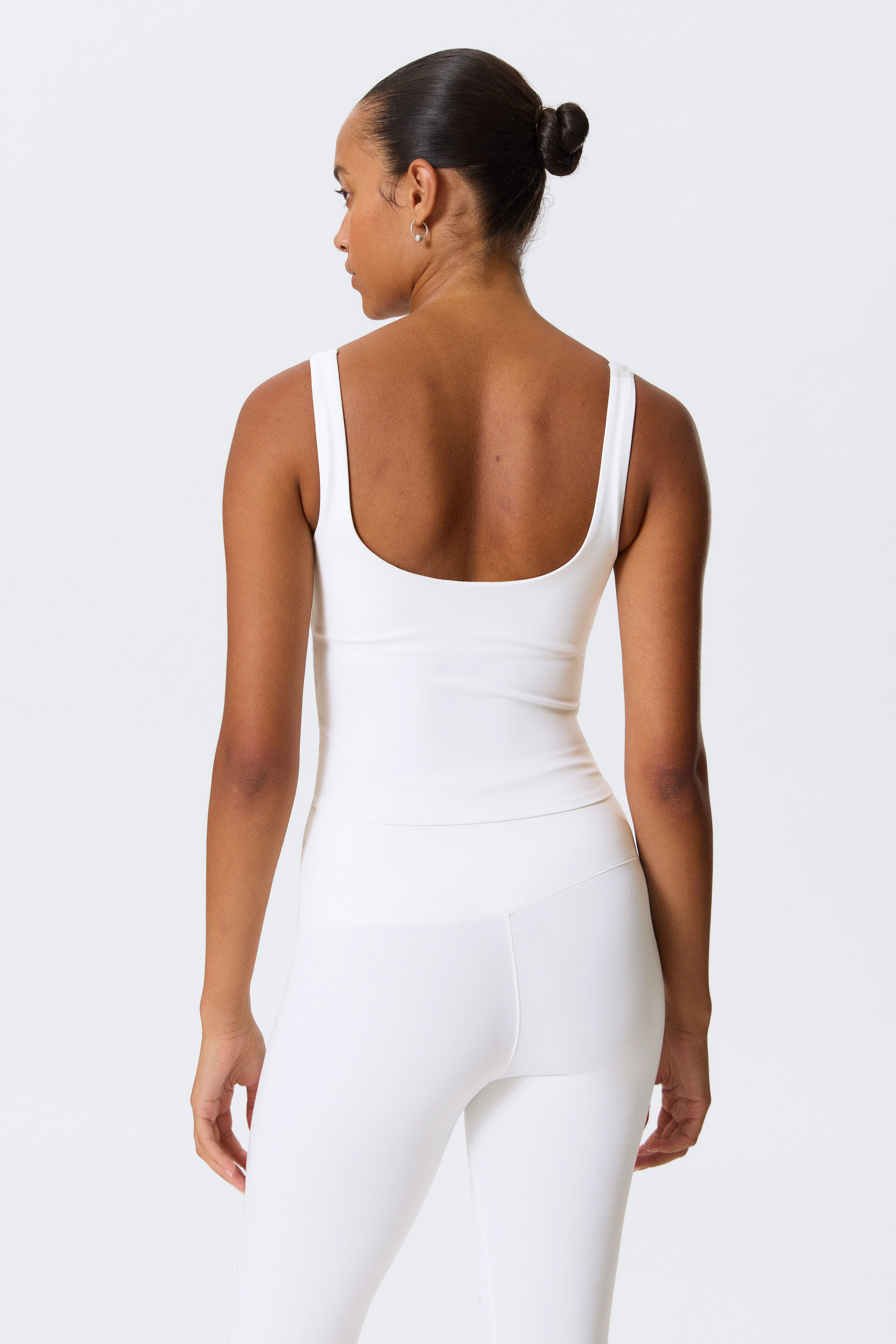 White - Cropped Sports Top - 3