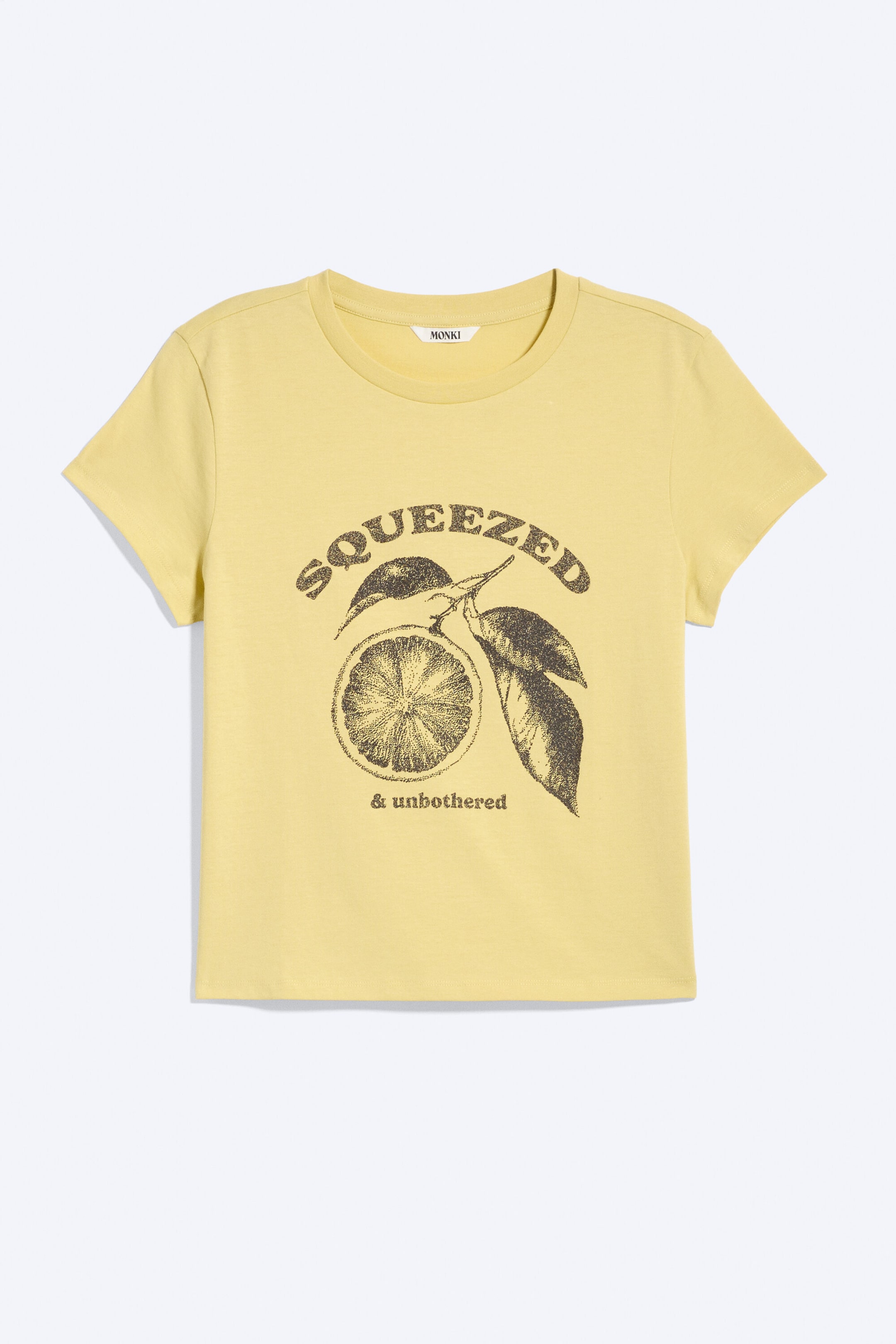Light Dusty Yellow - Lime - ROSABEL PRINTED BABY TEE - 0