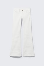 Creased White - Booty Bei Low Rise Skinny Bootcut Jeans - 0