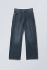 Lake Blue - Medium Blue - Astro Loose Baggy Shape Jeans - 12