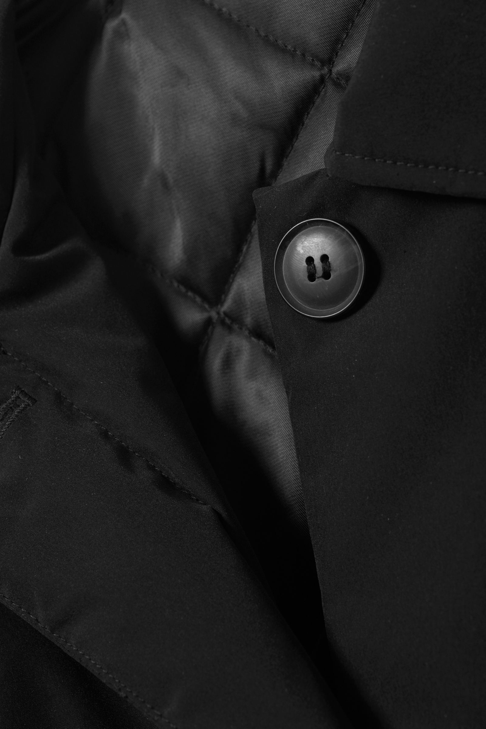 oversized padded car coat - Black | Weekday WW
