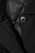 Black - Oversized Padded Car Coat - 1