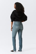 Blue Horses - Medium Blue - Vega Curve High Waisted Slim Leg Jeans - 3