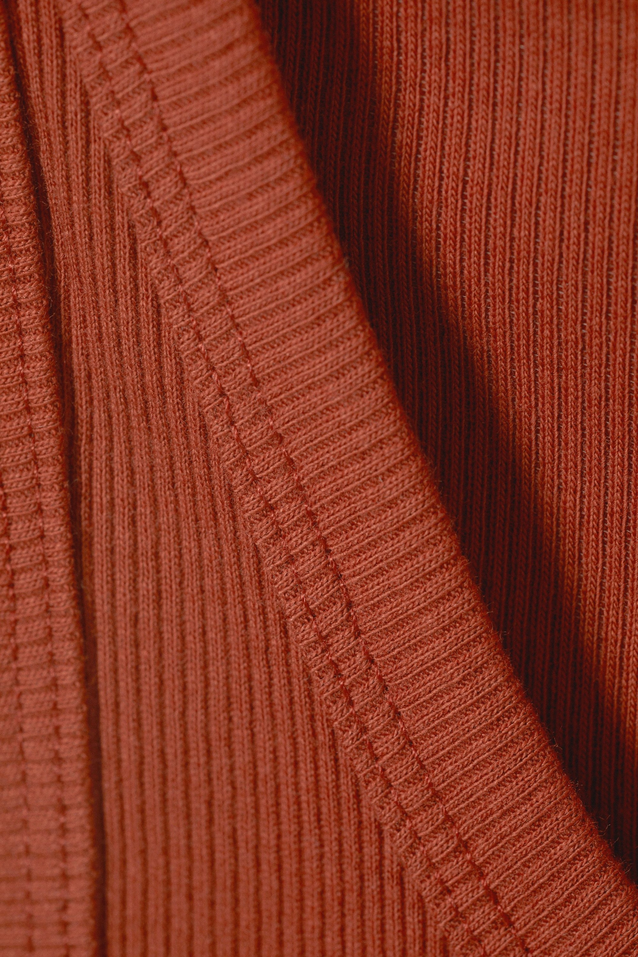 Orange foncé - Débardeur près du corps - 1