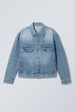 Blue Stream – middels blå - Relaxed Fit Denim Jacket - 0