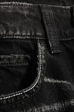 Whiskers Black - Black - Messy Low Rise Regular Straight Jeans - 6