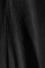 Black - Crinkled Low-Rise Wide-Leg Trousers - 1